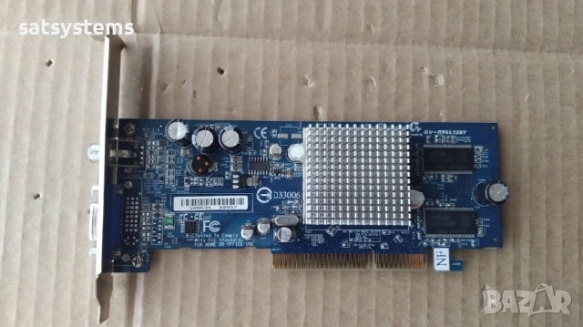 Видео карта ATi Radeon Gigabyte 9600 SE 128MB DDR 64bit AGP