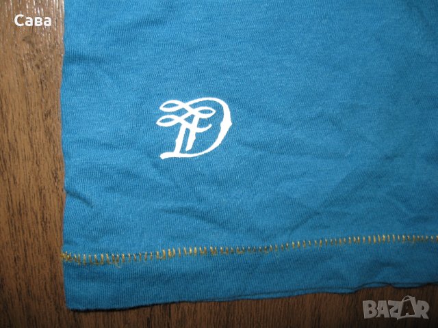 Тениски TOM TAILOR   мъжки,Л и ХЛ  /синя и оранж/, снимка 4 - Тениски - 33855634