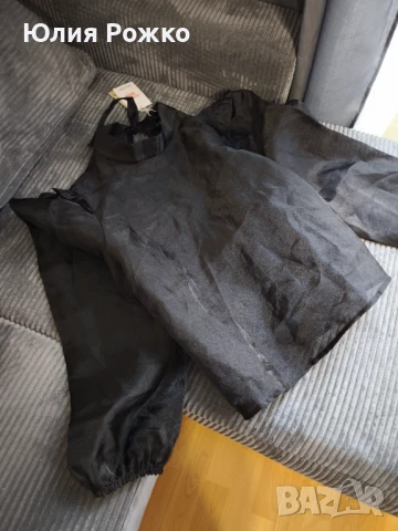 Прозрачна блуза, снимка 5 - Блузи с дълъг ръкав и пуловери - 50659580