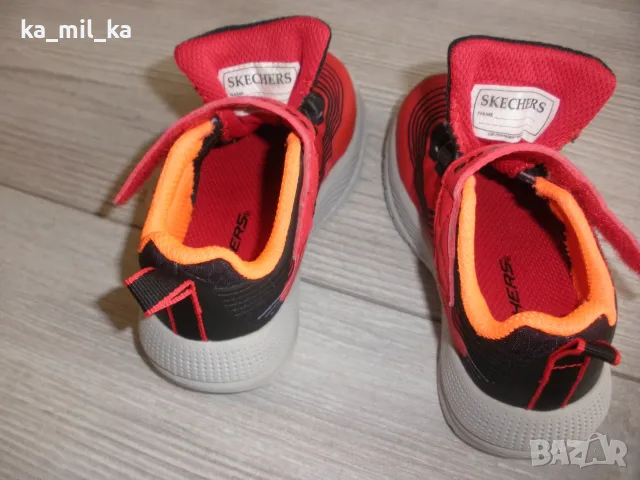 Детски Маратонки-Skechers-червени-номер 23, снимка 7 - Детски маратонки - 56152240