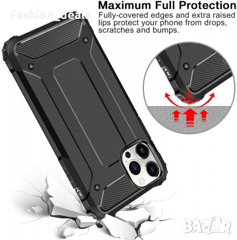 Нов защитен удароустойчив калъф кейс за iPhone 13 / Pro 6.1 инча Айфон, снимка 6 - Калъфи, кейсове - 35797055