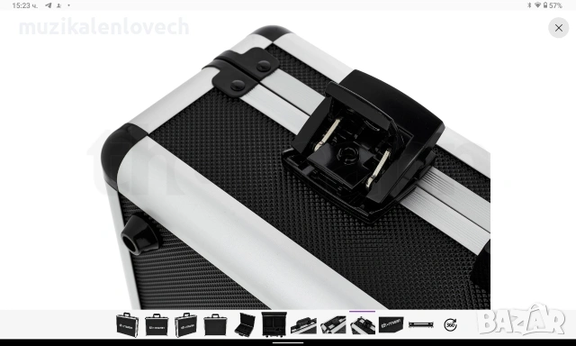 Луксозен алуминиев куфар за безжичен микрофон, снимка 5 - Микрофони - 53634026