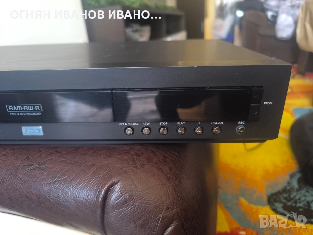 SAMSUNG DVD-HR725, HDMI DVD/CD/MP3 плеър/рекордър със 160GB хард , снимка 2 - Плейъри, домашно кино, прожектори - 53664856