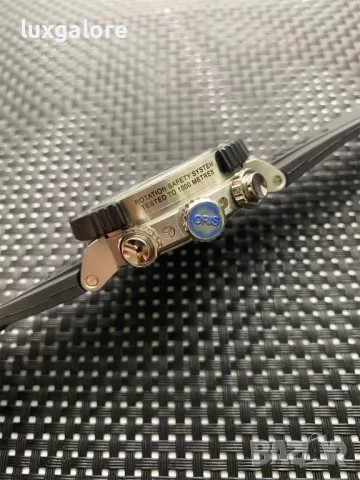 Мъжки часовник Oris Prodiver Dive Control Limited с кварцов механизъм, снимка 4 - Мъжки - 47310504