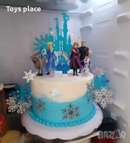 Комплект фигурки за торта Елза и Анна Frozen , снимка 3 - Фигурки - 50727537
