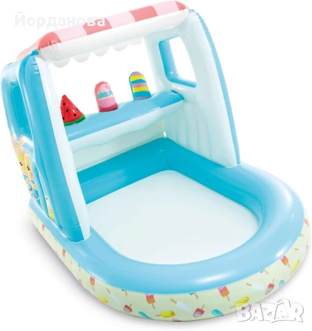 Intex Надуваем център с басейн и щанд за сладолед, снимка 2 - Басейни и аксесоари - 50958543