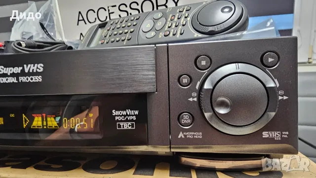 🔥 S-VHS Видеорекордер Panasonic NV-HS950 – Пълен Комплект & Топ Състояние!, снимка 8 - Плейъри, домашно кино, прожектори - 55891664