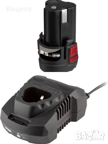 12 V - 2.5 Ah X TEAM/ Батерия и зарядно Parkside / Парксайд Performance 