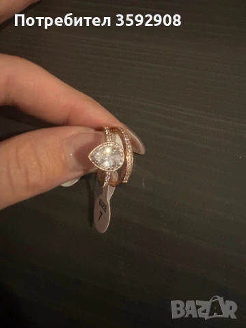 Пръстен свар елементи сърце, снимка 3 - Пръстени - 53036311