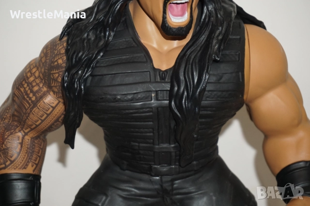 Рядка Оригинална Голяма Говореща Кеч Фигура На Roman Reigns 36см, снимка 4 - Колекции - 51855529