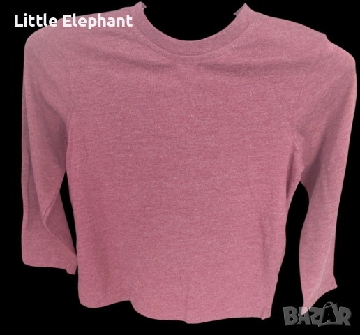 Блузка с дълъг ръкав за 5-6 годишно момченце бургунди,plein,Англия/нова