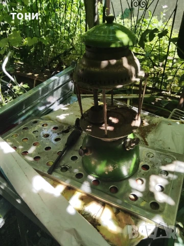 петромаксов фенер антиквар, снимка 2 - Антикварни и старинни предмети - 50800121