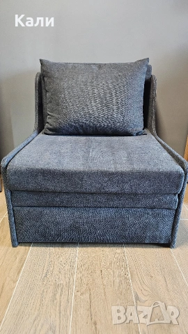 Продавам разтегателен фотьол, снимка 4 - Дивани и мека мебел - 53719438