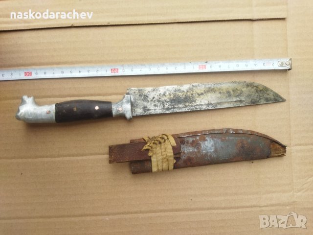 Колекционерски ретро нож с меча глава , снимка 9 - Ножове - 44308818