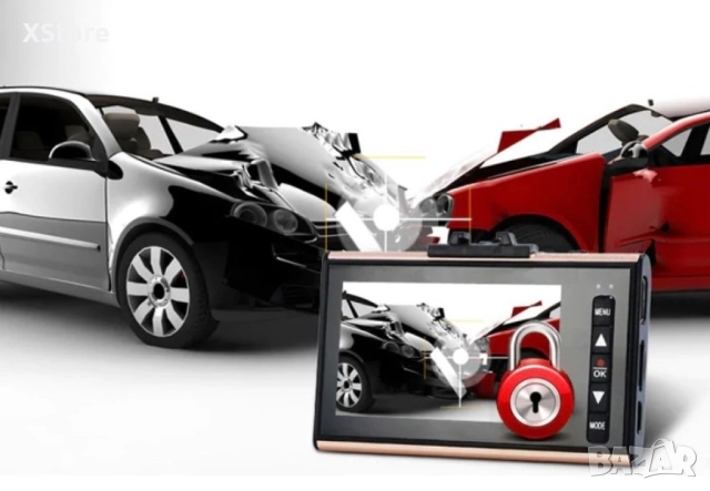 Стилен DVR в златисто или черно с 2,4 инча екран и голям ъгъл на виждане AC81, снимка 9 - Аксесоари и консумативи - 52482170