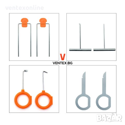 Комплект инструменти за кола демонтаж на радио тапицерия, табло, врати, снимка 3 - Аксесоари и консумативи - 41045517