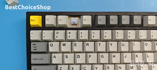 Ajazz AK820 Pro 75% Black/Grey Безжична механична геймърска клавиатура, снимка 7 - Клавиатури и мишки - 53841288