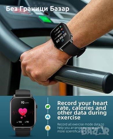 SOUYIE Смарт Часовник - Здраве, Спорт, Bluetooth Обаждания, снимка 7 - Смарт гривни - 44160620