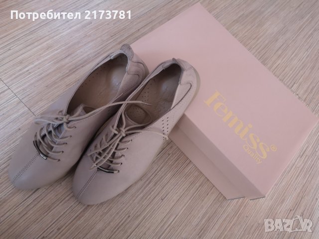  Обувки - естествена кожа, снимка 2 - Дамски ежедневни обувки - 40486508