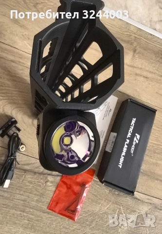 Тактически фенер с лазерен прицел за AR15 или пушка, снимка 8 - Екипировка - 53512058