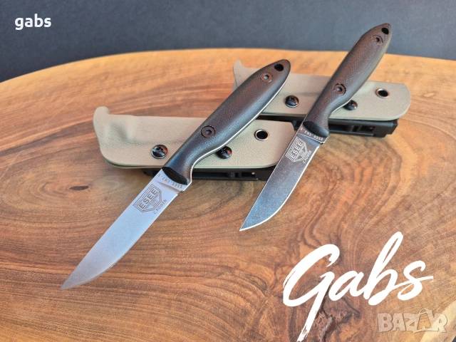 Фиксиран нож ESEE ROWEN,фултанг DC53 с тактическа кания Kydex,два модела, снимка 3 - Ножове - 53769281