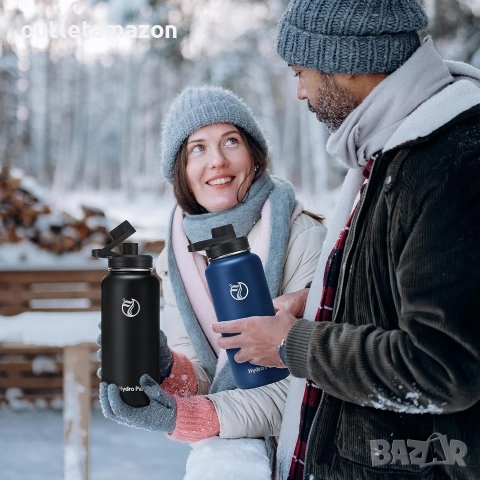 Бутилка за пиене HydroPal от неръждаема стомана 1,9 л, без BPA, подходяща за газирани напитки, снимка 5 - Други стоки за дома - 52848877