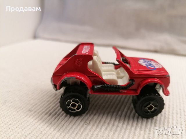 💕🧸Vintage Majorette 4x4 Jeep Crazy Car Red , снимка 3 - Колекции - 44354055