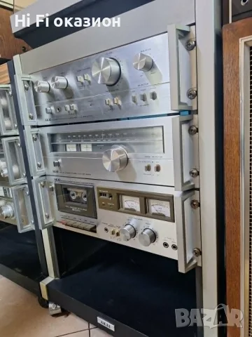 Сет оригинален unit rack шкаф AKAI Усилвател АM-2250 * тунер AT-2250 * дек CS-703D , снимка 4 - Ресийвъри, усилватели, смесителни пултове - 55885747