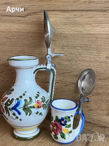 Керамични канички, снимка 3 - Антикварни и старинни предмети - 44650752