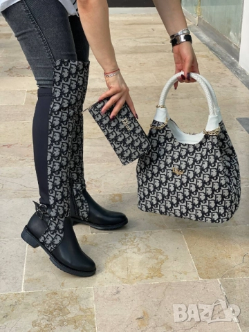 дамски ботуши louis vuitton christian dior, снимка 16 - Дамски ботуши - 51442701