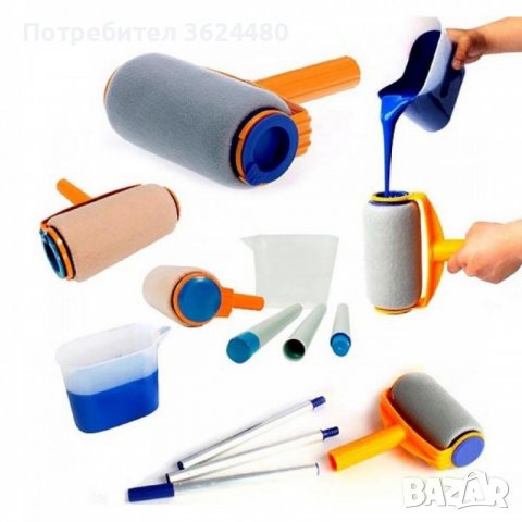 Комплект валяци за боядисване с резервоар и удължител, снимка 9 - Други инструменти - 40158088