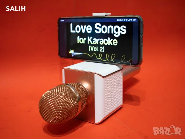 TOSING Безжичен Bluetooth Караоке Микрофон, Портативен с Вграден Високоговорител за Пеене, снимка 10 - Караоке - 55973509