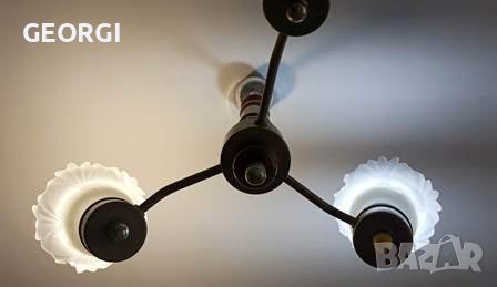 Полилей, тройка, работещ, снимка 5 - Лампи за таван - 42313548