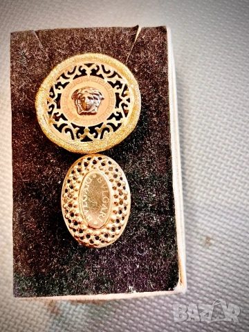 Златен пръстен ВЕРСАЧЕ и БУЛГАРИ Златен пръстен VERSACE BULGARI
