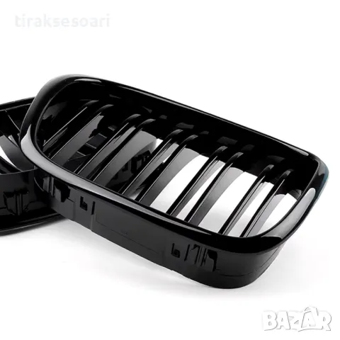 Бъбреци с двойни ребра черен лак за BMW серия 5 E39 1999 до 2003, снимка 2 - Аксесоари и консумативи - 48285786