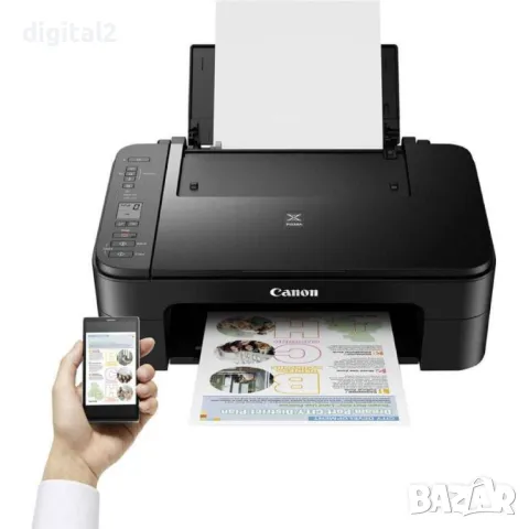 Принтер и Скенер CANON PIXMA MG2551S GREY Копир нови 24 м. Гаранция, снимка 2 - Принтери, копири, скенери - 48297139