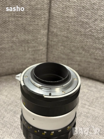 Обектив Nikkor-Q Auto 135mm f/3.5 – преработен (AI) за съвременни Nikon тела, снимка 7 - Обективи и филтри - 53611336