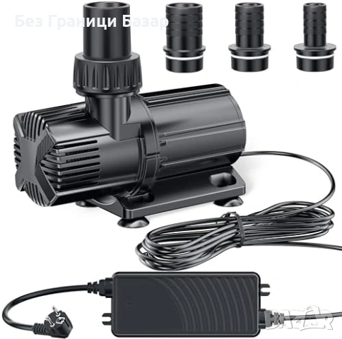 Нова Помпа за водни ефекти 1600 GPH DC 24V енергоефективна + конвертор