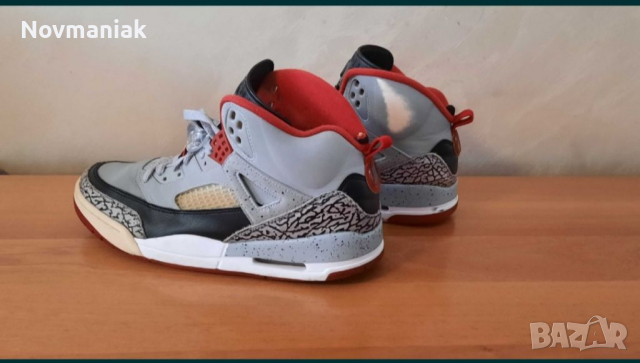 Jordan Spizike ‘Wolf Grey’, снимка 16 - Маратонки - 36474375