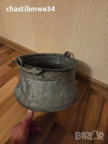 Медно менче, снимка 2 - Антикварни и старинни предмети - 53664695