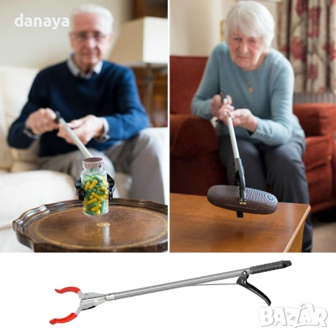 2272 Метална щипка за отпадъци хващач помощна щипка за боклук, снимка 2 - Мопове, кофи, четки и метли - 53456706