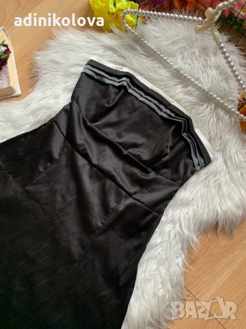 Сатенена рокля, снимка 2 - Рокли - 34760108