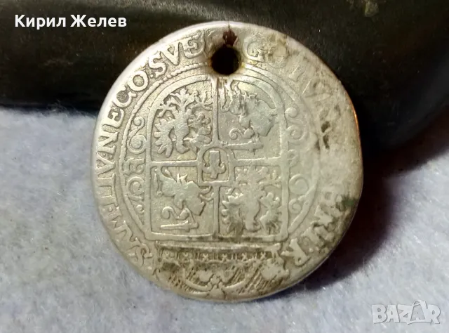 Стара СРЕБЪРНА МОНЕТА ОРТ 1/4 ТАЛЕР Сигизмунд III Васа КРАЛ на ЖЕЧПОСПОЛИТА и ШВЕЦИЯ 26538, снимка 8 - Нумизматика и бонистика - 48734737