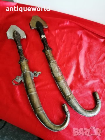 Две Стари Ками , Кумая , Ханджар , Кама, снимка 2 - Антикварни и старинни предмети - 41832200