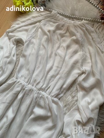 Нова бяла рокля Missguided, снимка 3 - Рокли - 42701416