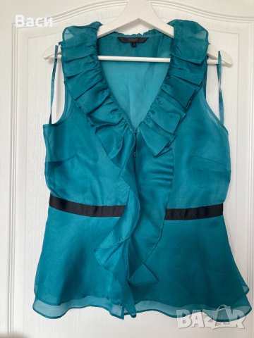 COAST копринен топ, снимка 6 - Корсети, бюстиета, топове - 42457493