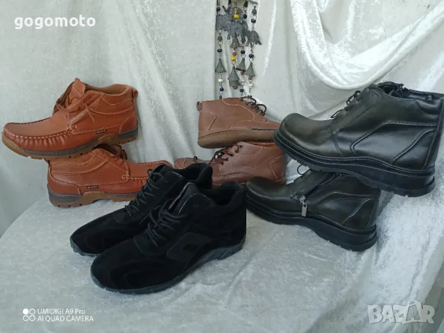 Боти, НОВИ мъжки боти, 💯% висококачествена естествена кожа, снимка 2 - Мъжки боти - 47559083