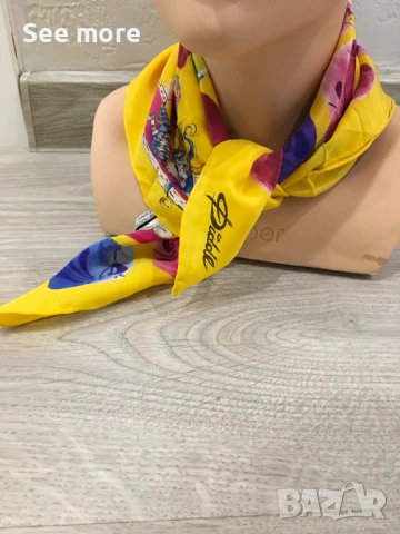 DIDDL шал коприна, снимка 3 - Шалове - 53836804