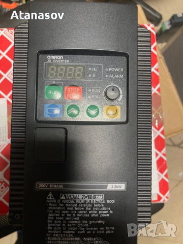 Честотен регуЧестотен регулатор (инвертор)OMRON- YASKAWA 2,2КW 230V