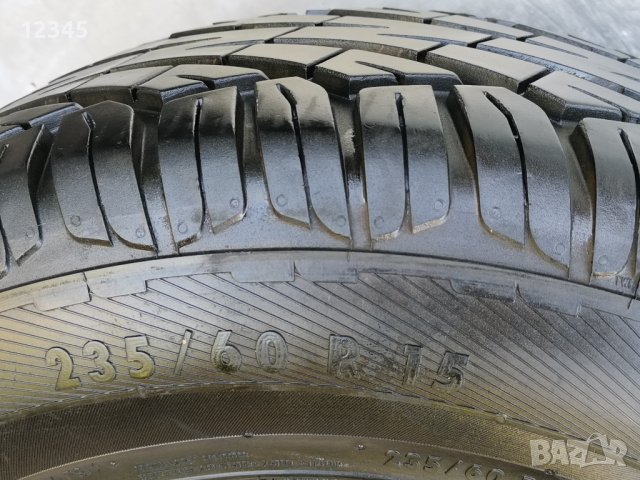 235/60R15 GENERAL 8мм грайфер-№272, снимка 7 - Гуми и джанти - 42072761